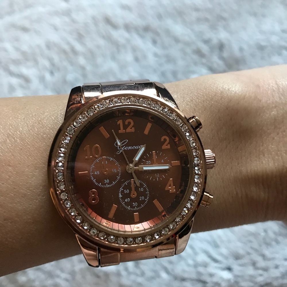 Geneva Rose Gold watch